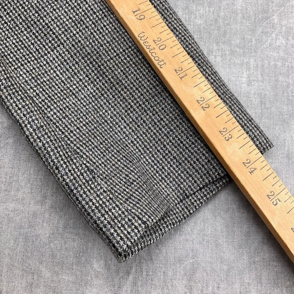 Chaps Blazer Men 40R Black Gray Brown Lambswool Classic‎ Career Sport Jacket
